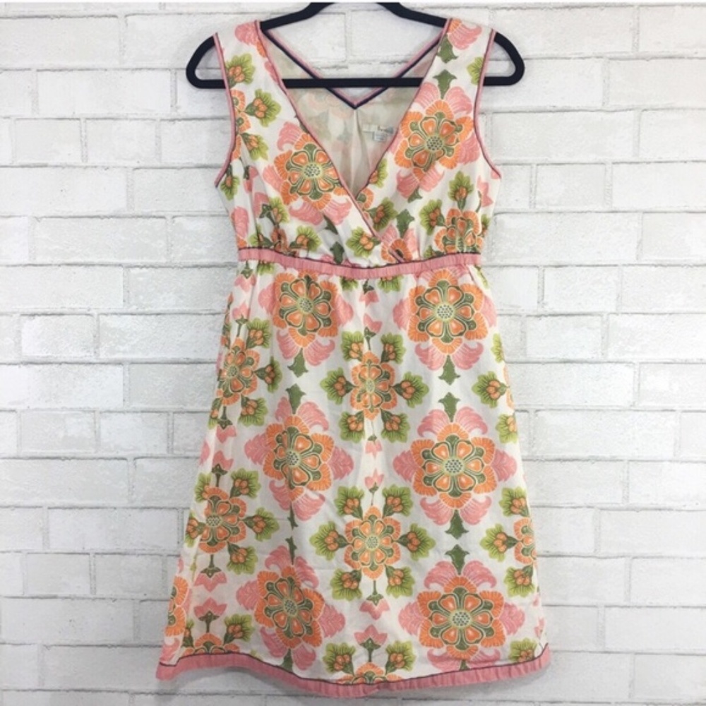 BODEN Floral Sleeveless Sun Dress